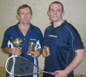 Winner Robin Ridley and runner-up Neil McBryde