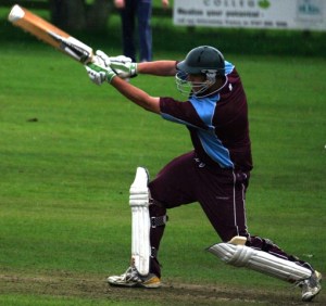 Dumfries CC's Geary in action © CricketEurope