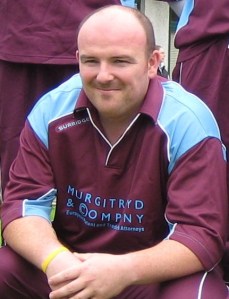 Byo - doing his sponsors, the Nunholm Card School, proud.