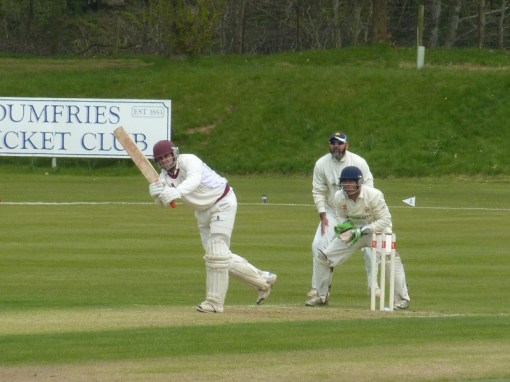 Chris was Man of the Match for Dumfries